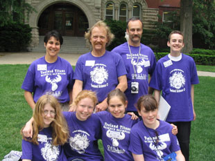 Coaches and students from Teeland Middle School in Alaska
